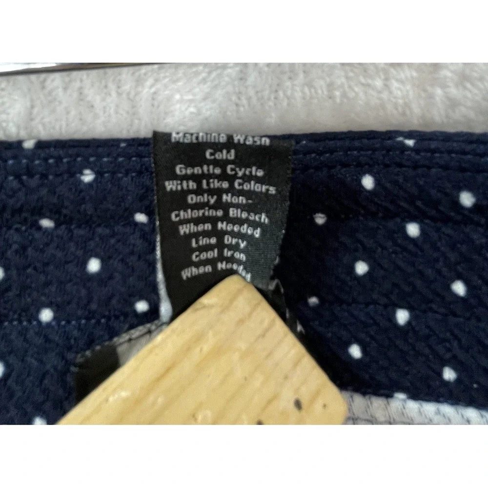 Attyre New York Womens Skort Sz 16 Navy Drawstring Waist‎ Stretchy Pockets